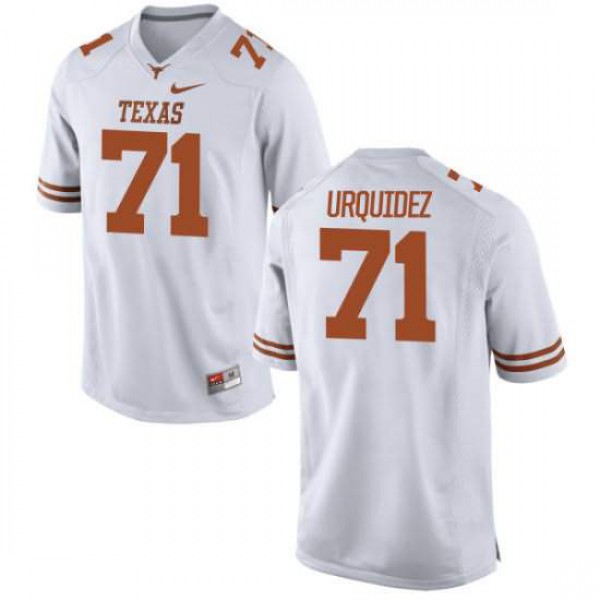 Womens University of Texas #71 J.P. Urquidez Authentic Official Jersey White